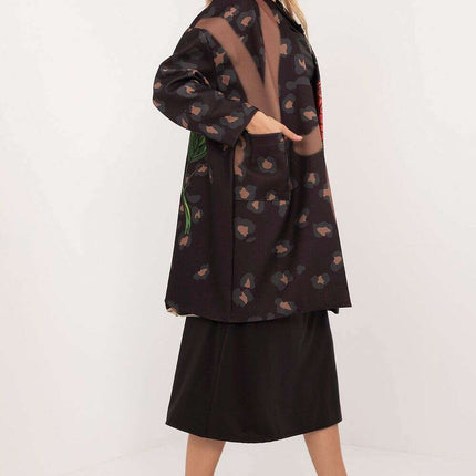 Women Unbuttoned Transitional Coat 201599 Casual Lightweight - Très Elite