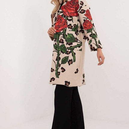 Women Unbuttoned Transitional Coat 201599 Casual Lightweight - Très Elite