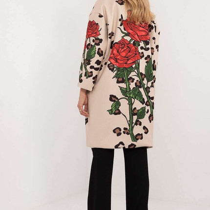 Women Unbuttoned Transitional Coat 201599 Casual Lightweight - Très Elite