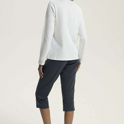 Women's 100% Cotton Pajama Set – Round Neck Top & Slim Pants - Très Elite