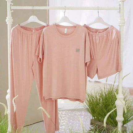 Women’s 3-Piece Modal Lounge Set with Chest Pad - Très Elite