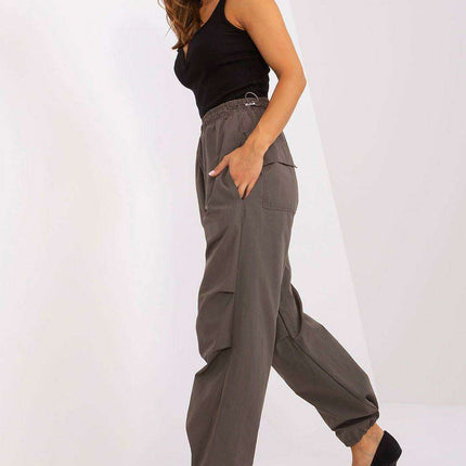 Women's Adjustable Fit Parachute Trousers - Stylish Casual Wear - Très Elite