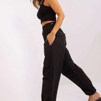 Women's Adjustable Fit Parachute Trousers - Stylish Casual Wear - Très Elite