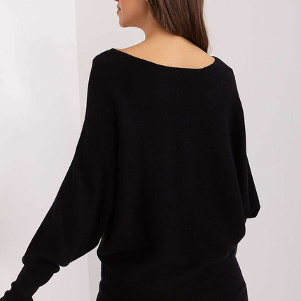 Women's Batwing Sleeve Sweater – Loose Fit Viscose Knit - Très Elite