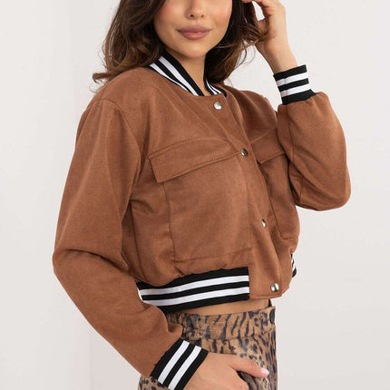 Womens Bomber Jacket 201783 Fall Winter Polyester Blend - Très Elite
