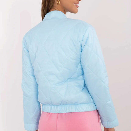 Womens Bomber Jacket 208982 Nylon Wind Resistant Short - Très Elite