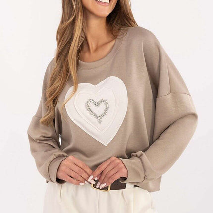 Womens Casual Sweatshirt 206966 Soft Comfort Blend Everyday - Très Elite