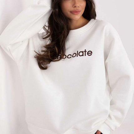 Women’s Cotton Elastane Sweatshirt – Classic Fit & Elegant Embroidery - Très Elite