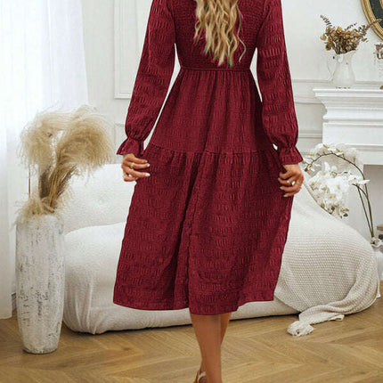Women's Elegant Commuting Round Neck Dress - Très Elite