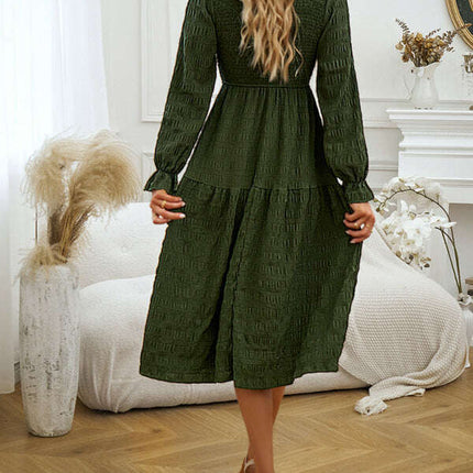 Women's Elegant Commuting Round Neck Dress - Très Elite