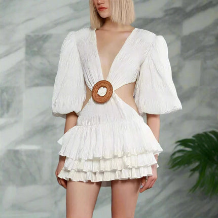Women's Elegant Summer Mini Dress. - Très Elite