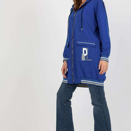 Women’s Extended Length Hooded Zip Sweatshirt - Très Elite