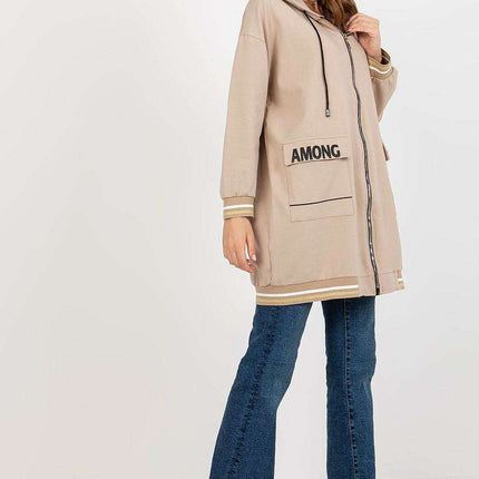 Women’s Extended Length Hooded Zip Sweatshirt - Très Elite