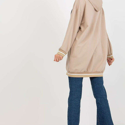 Women’s Extended Length Hooded Zip Sweatshirt - Très Elite