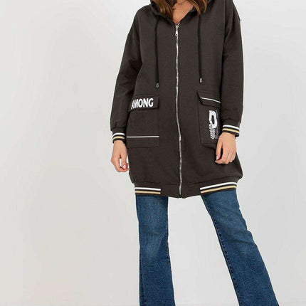 Women’s Extended Length Hooded Zip Sweatshirt