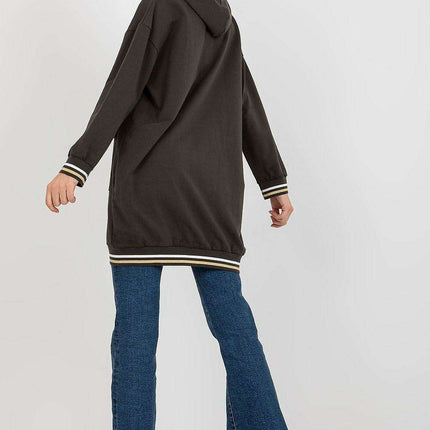 Women’s Extended Length Hooded Zip Sweatshirt - Très Elite