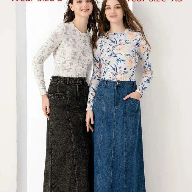 Women's Fitted Long Sleeve Spring/Summer Printed Tee