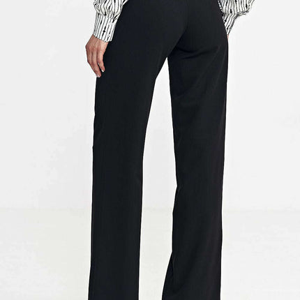Womens High Waist Bootcut Trousers Model 199716 Stripes - Très Elite