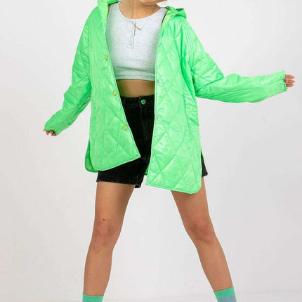 Women's Hooded Quilted Jacket With Parisian Charm Cozy - Très Elite