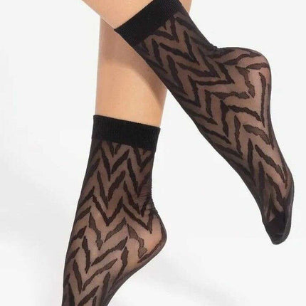 Women's Knee High Socks 20 Den – Subtle Pattern & Comfort Fit - Très Elite