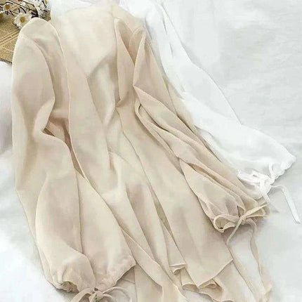 Women's Lightweight Chiffon Summer Cardigan - Stylish Sun Protection Blouse - Très Elite
