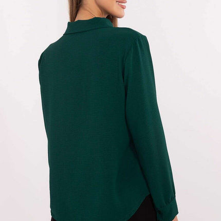 Women's Long Sleeve Shirt Model 203945 Classic Elegance - Très Elite