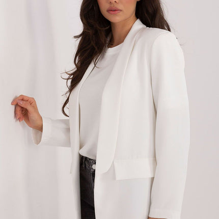 Women's Red Blazer 202901 Elegant Cut With Shoulder Pads - Très Elite