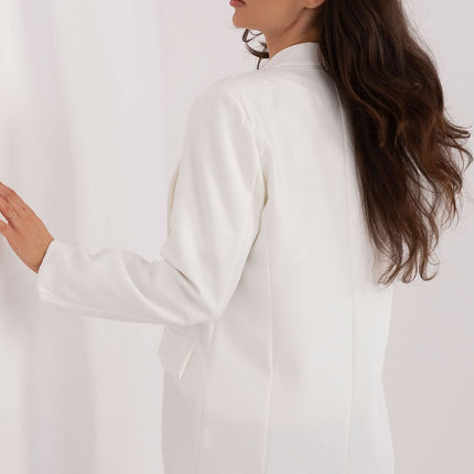 Women's Red Blazer 202901 Elegant Cut With Shoulder Pads - Très Elite