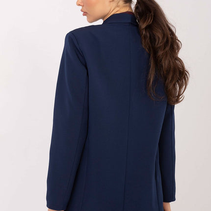 Women's Red Blazer 202901 Elegant Cut With Shoulder Pads - Très Elite