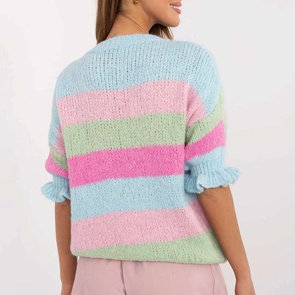 Women's Striped Jumper 209520 Knitwear for Everyday Wear - Très Elite