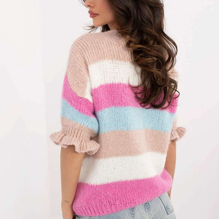 Women's Striped Jumper 209520 Knitwear for Everyday Wear - Très Elite