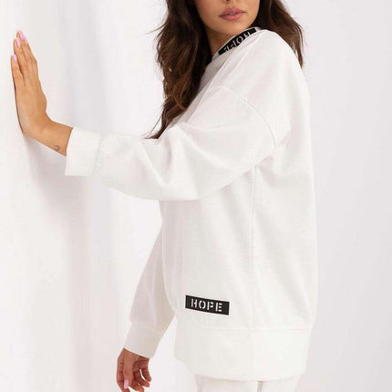 Womens Sweatshirt 207025 Soft Blend Polyester Viscose - Très Elite