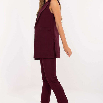 Women’s Tailored Polyester Gilet – Modern Sleeveless Vest - Très Elite