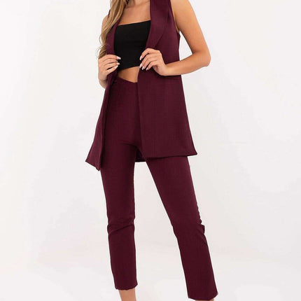 Women’s Tailored Polyester Gilet – Modern Sleeveless Vest - Très Elite