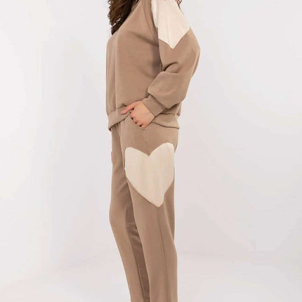 Womens Tracksuit Set With Hoodie And High Waisted Pants - Très Elite