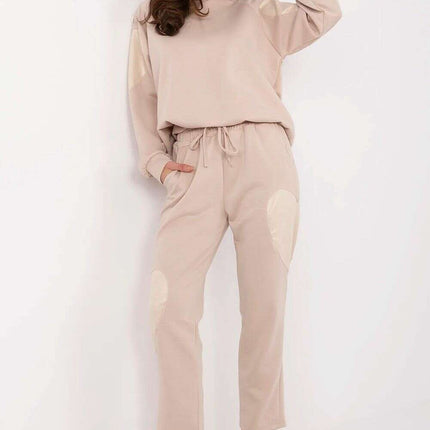 Womens Tracksuit Set With Hoodie And High Waisted Pants - Très Elite