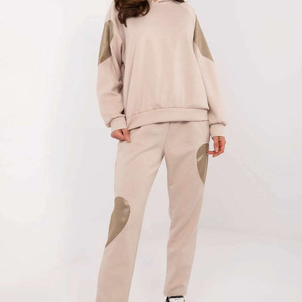 Womens Tracksuit Set With Hoodie And High Waisted Pants - Très Elite