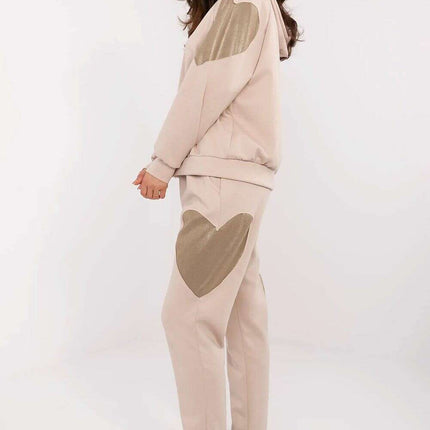 Womens Tracksuit Set With Hoodie And High Waisted Pants - Très Elite