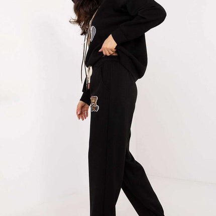 Womens Tracksuit Set With Hoodie And Long Pants Blue - Très Elite