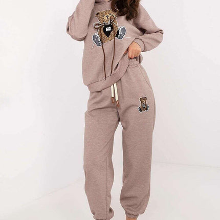 Womens Tracksuit Set With Hoodie And Long Pants Blue - Très Elite