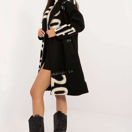 Women's Transitional Coat 200504 With Colorful Print - Très Elite