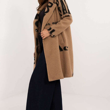 Women's Transitional Coat 200504 With Colorful Print - Très Elite