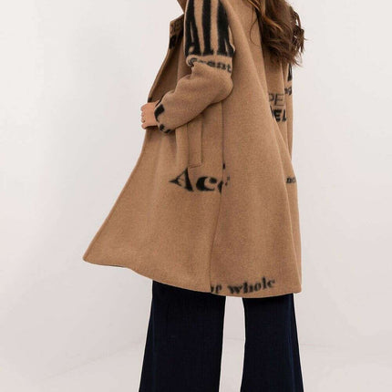 Women's Transitional Coat 200504 With Colorful Print - Très Elite