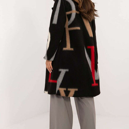 Women's Transitional Coat 200504 With Colorful Print - Très Elite