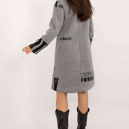 Women's Transitional Coat 200504 With Colorful Print - Très Elite