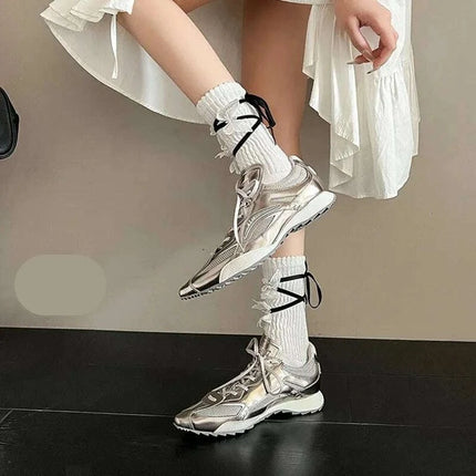Women's Trendy Asymmetrical Boxing Sneakers - Performance Meets Everyday Style - Très Elite