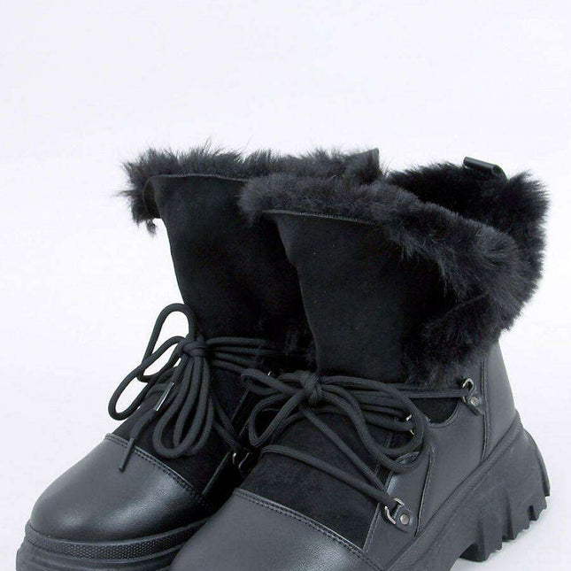 Women's Winter Snow Boots 170433 with Fur Insulation and Sporty Design
