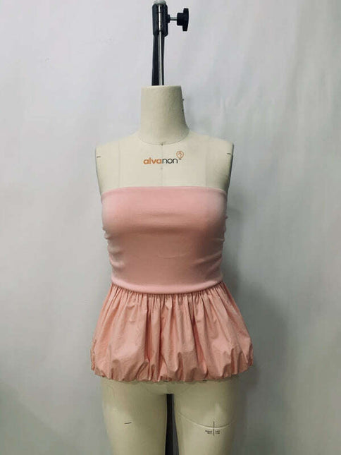 Women's long sleeveless pullover vest