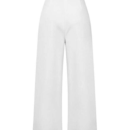 Women's trousers casual versatile wide leg trousers with belt - Très Elite