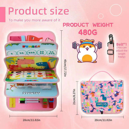Wonderland Montessori Parish Toys Interactive Cloth Storybook - Inspiring Educational Adventure - Très Elite
